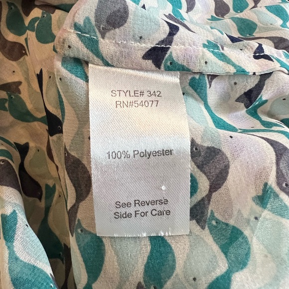 CABi green sleeveless top with sz Small - Picture 8 of 8